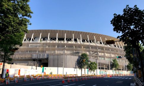 オリンピックスタジアム_新国立競技場_工事進捗状況2019