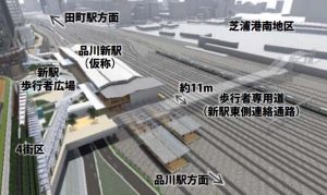 東側連絡通路 鳥瞰図