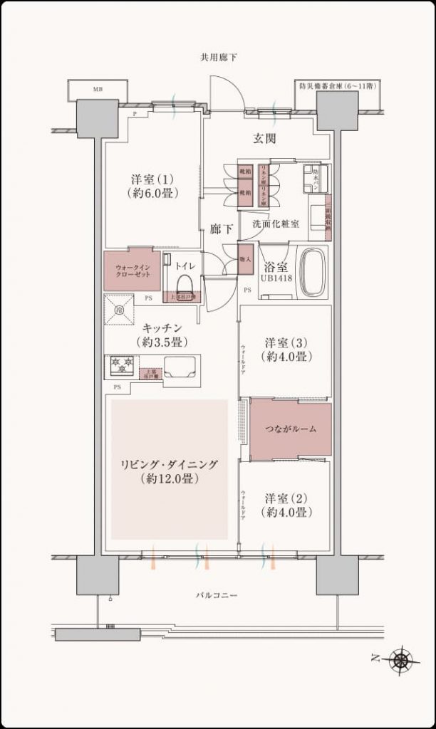 プラウド湘南藤沢ガーデンの間取り（住井はな）スムログ