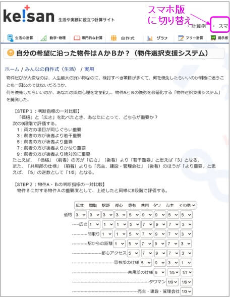 物件選択支援システム2