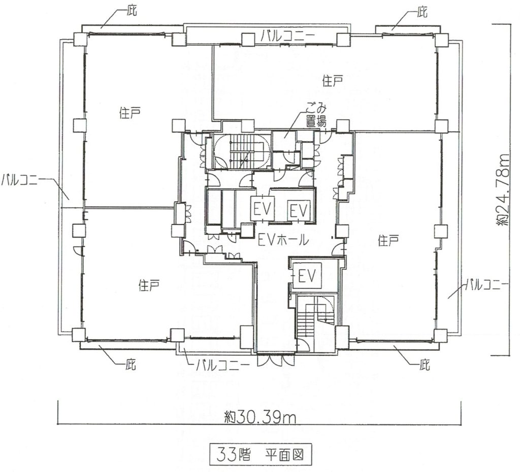 33階平面図